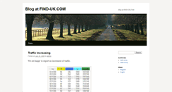 Desktop Screenshot of blog.find-uk.com