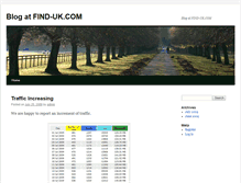 Tablet Screenshot of blog.find-uk.com